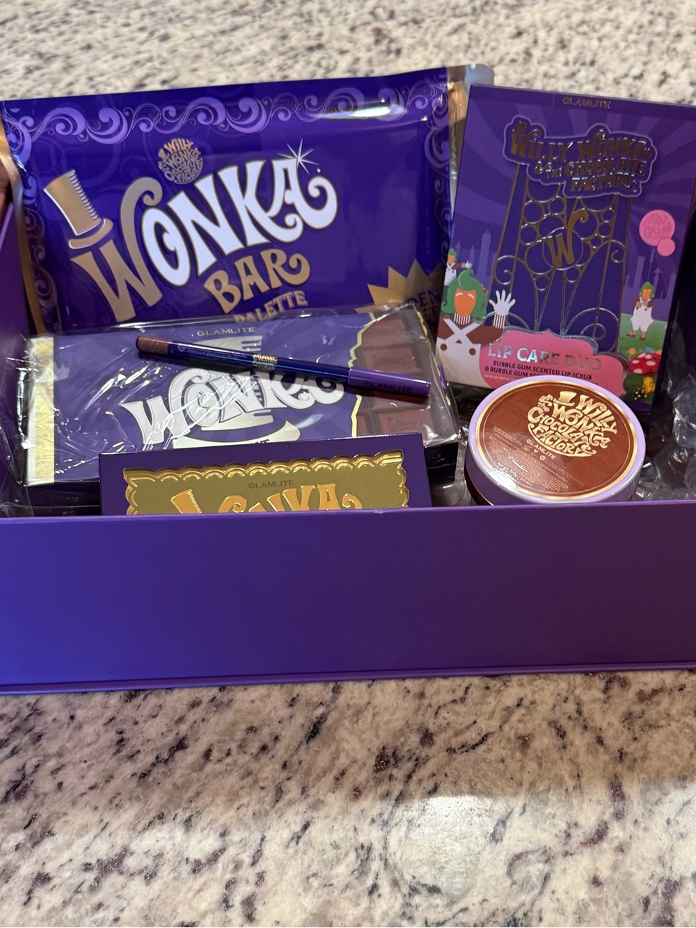 Glamlite x Willy Wonka & The Chocolate Factory PR Box Set EXCLUDING EGG SPONGE - Picture 14 of 16